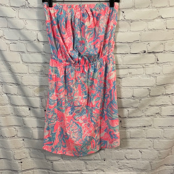 Lilly Pulitzer Windsor Strapless Summer Siren Medium